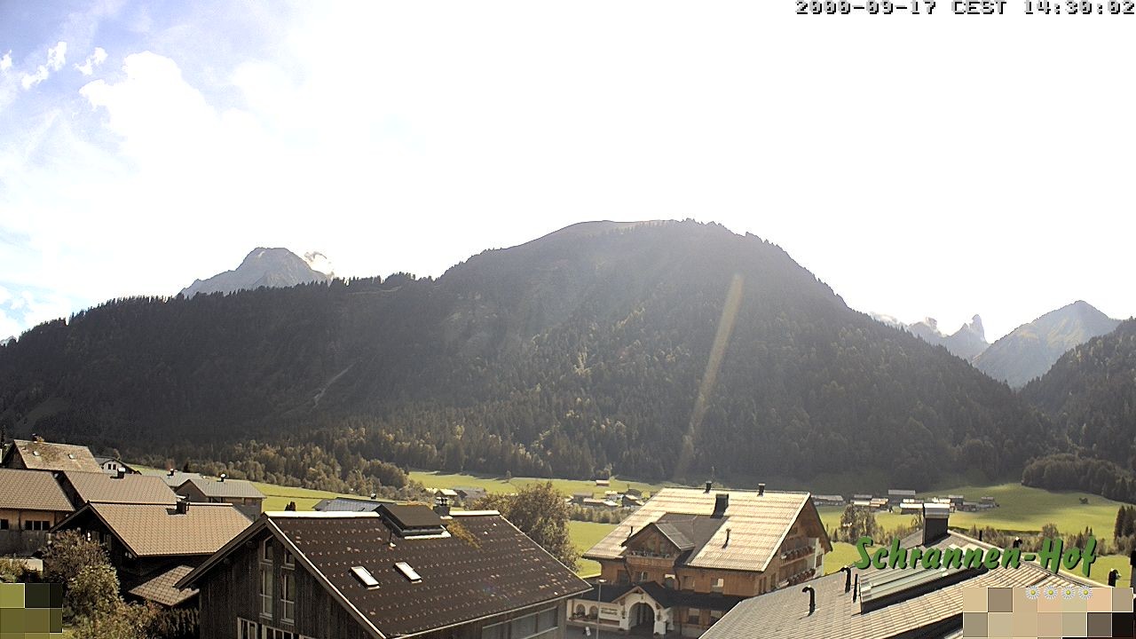 Archiv Foto Webcam Schrannen-Hof: Blick zum Zitterklapfen