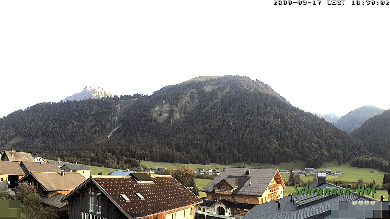 Archiv Foto Webcam Schrannen-Hof: Blick zum Zitterklapfen