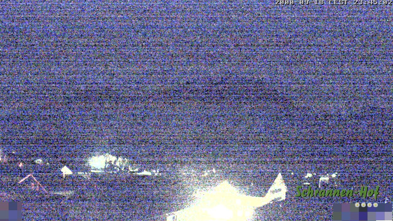 Archiv Foto Webcam Schrannen-Hof: Blick zum Zitterklapfen
