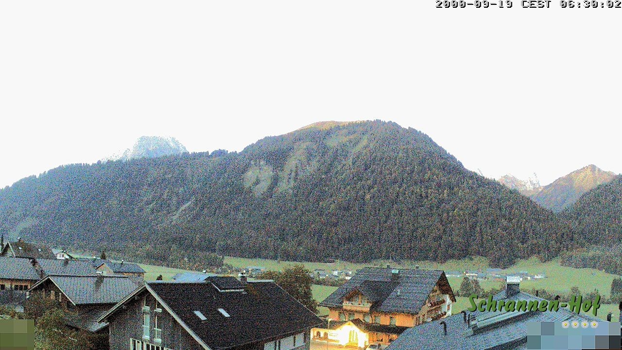 Archiv Foto Webcam Schrannen-Hof: Blick zum Zitterklapfen
