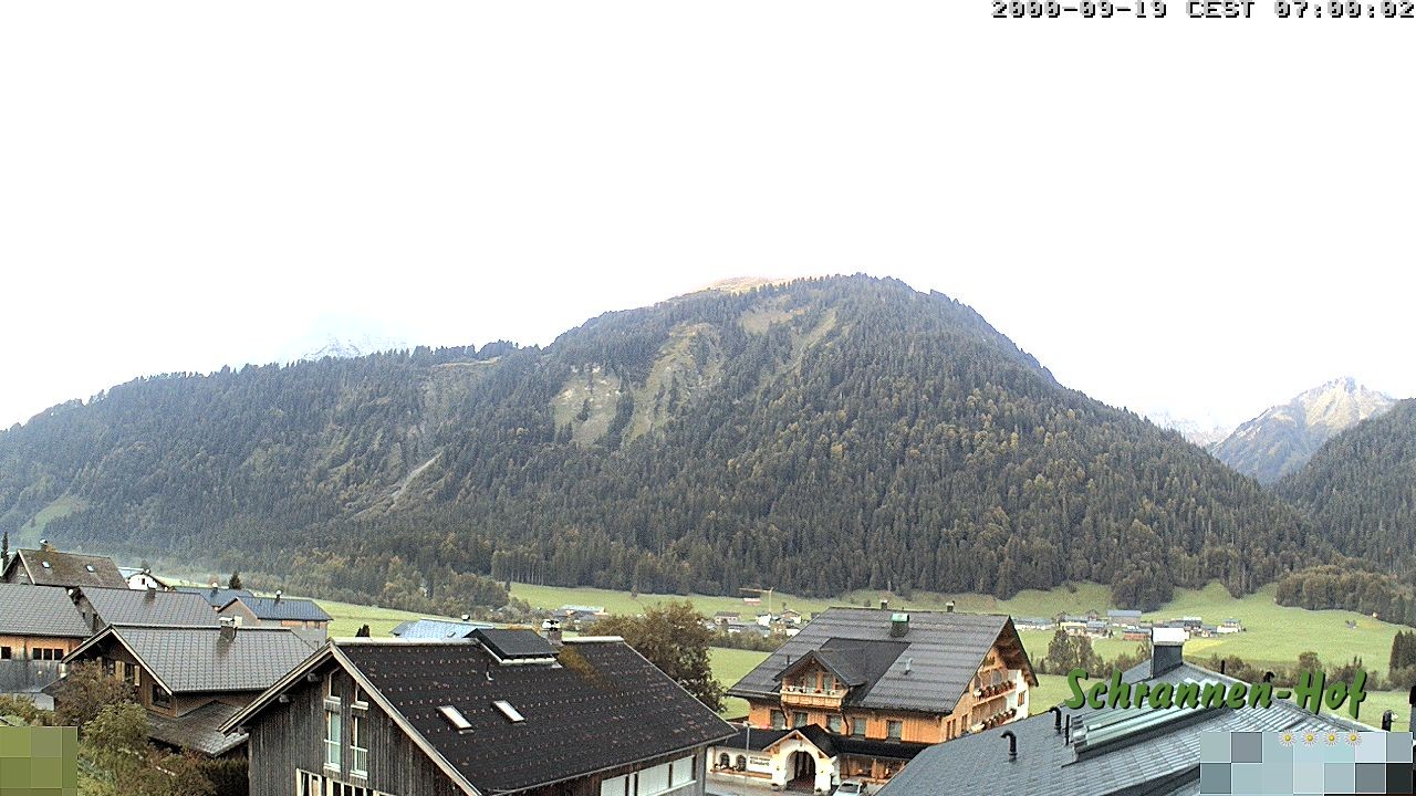 Archiv Foto Webcam Schrannen-Hof: Blick zum Zitterklapfen