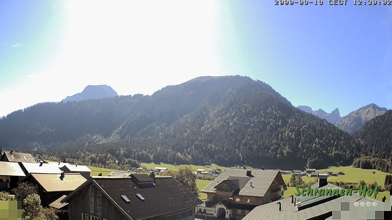 Archiv Foto Webcam Schrannen-Hof: Blick zum Zitterklapfen