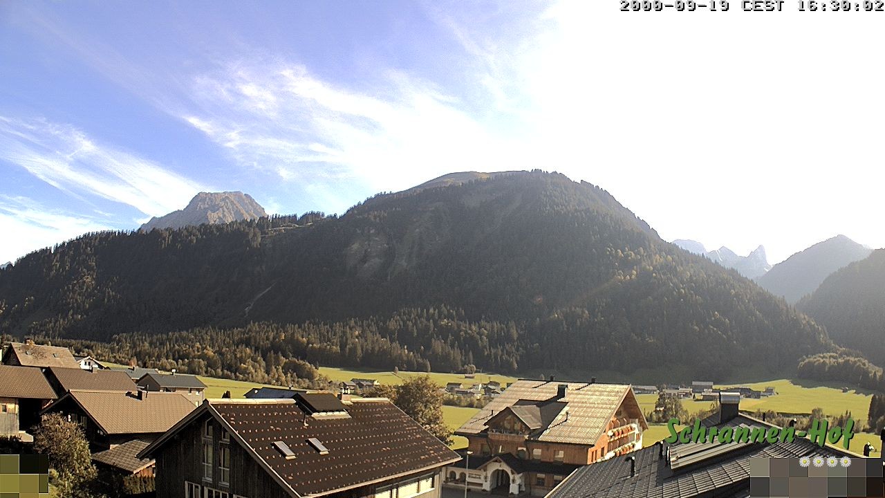 Archiv Foto Webcam Schrannen-Hof: Blick zum Zitterklapfen