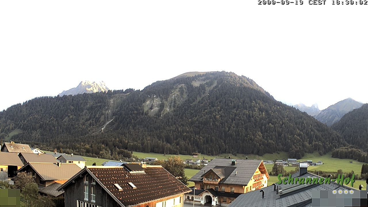 Archiv Foto Webcam Schrannen-Hof: Blick zum Zitterklapfen