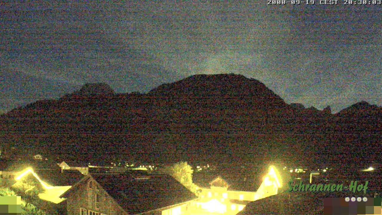 Archiv Foto Webcam Schrannen-Hof: Blick zum Zitterklapfen