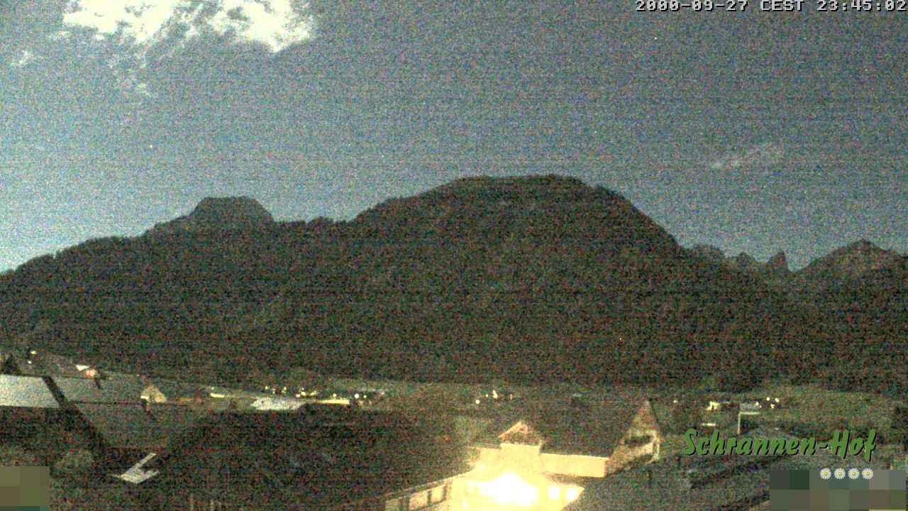 Archiv Foto Webcam Schrannen-Hof: Blick zum Zitterklapfen