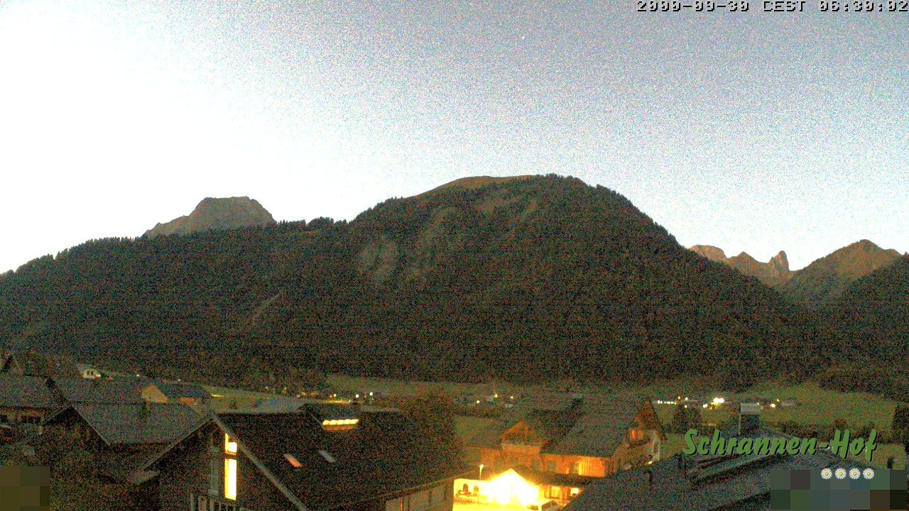 Archiv Foto Webcam Schrannen-Hof: Blick zum Zitterklapfen
