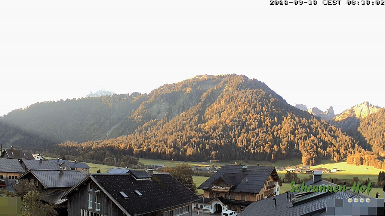 Archiv Foto Webcam Schrannen-Hof: Blick zum Zitterklapfen