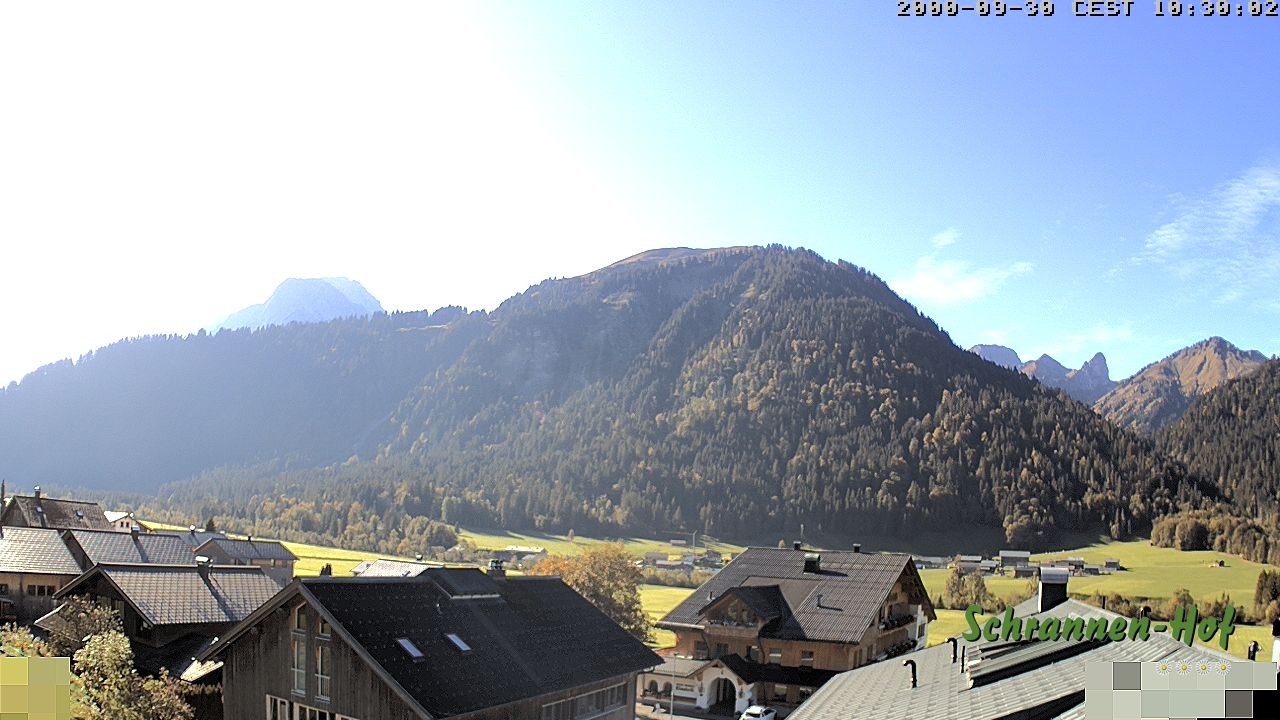 Archiv Foto Webcam Schrannen-Hof: Blick zum Zitterklapfen