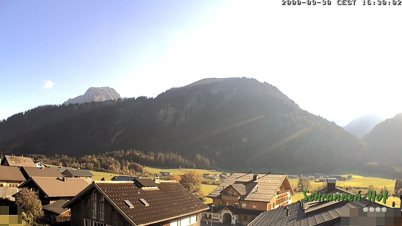 Archiv Foto Webcam Schrannen-Hof: Blick zum Zitterklapfen