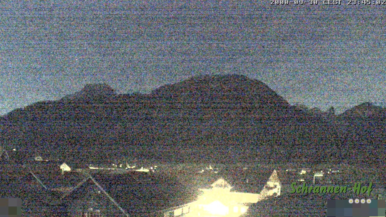 Archiv Foto Webcam Schrannen-Hof: Blick zum Zitterklapfen