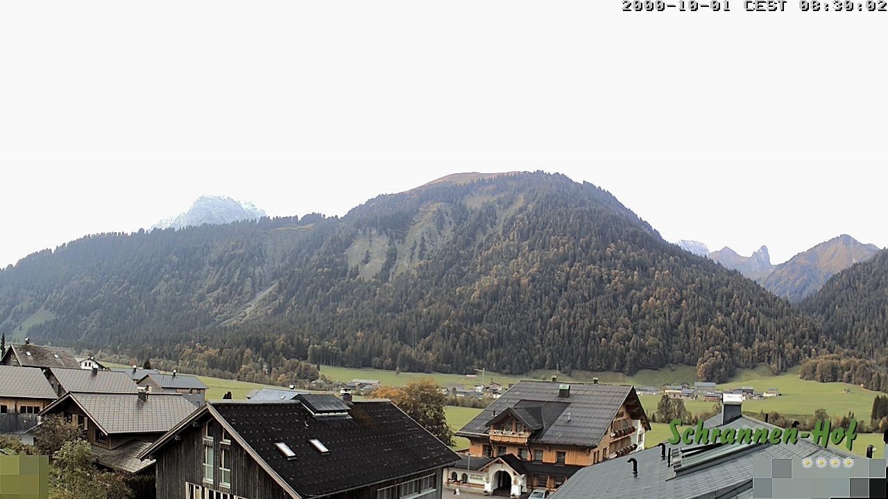 Archiv Foto Webcam Schrannen-Hof: Blick zum Zitterklapfen