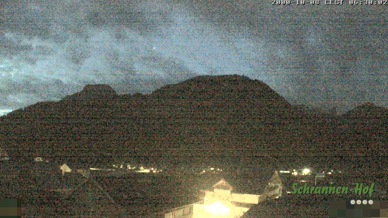 Archiv Foto Webcam Schrannen-Hof: Blick zum Zitterklapfen