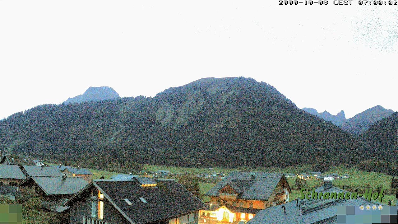 Archiv Foto Webcam Schrannen-Hof: Blick zum Zitterklapfen