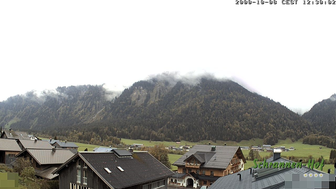 Archiv Foto Webcam Schrannen-Hof: Blick zum Zitterklapfen