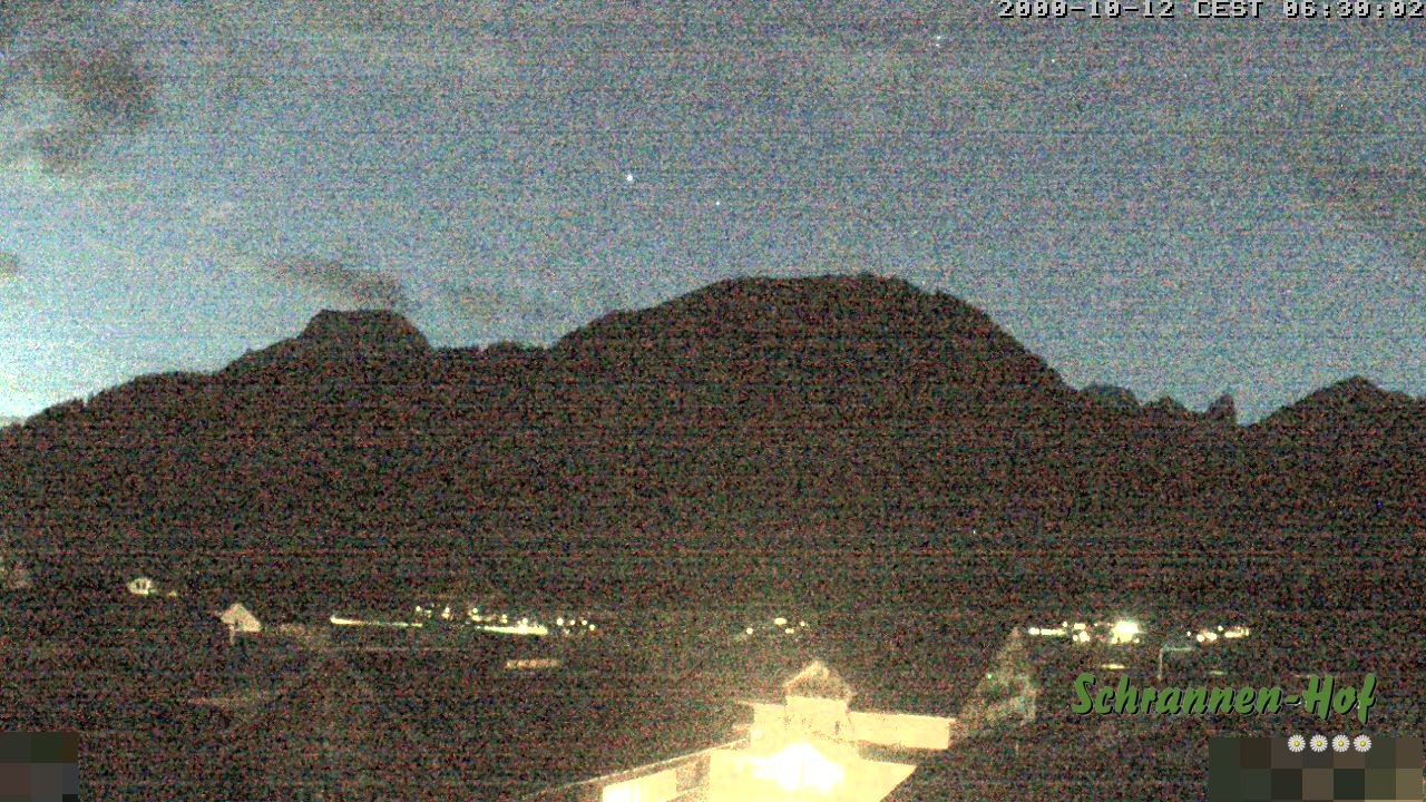 Archiv Foto Webcam Schrannen-Hof: Blick zum Zitterklapfen