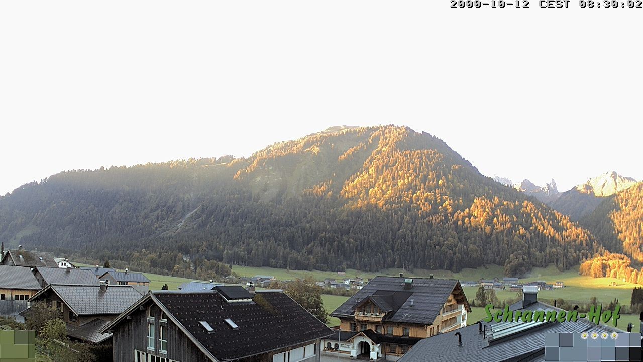 Archiv Foto Webcam Schrannen-Hof: Blick zum Zitterklapfen