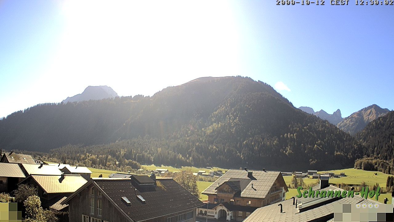Archiv Foto Webcam Schrannen-Hof: Blick zum Zitterklapfen