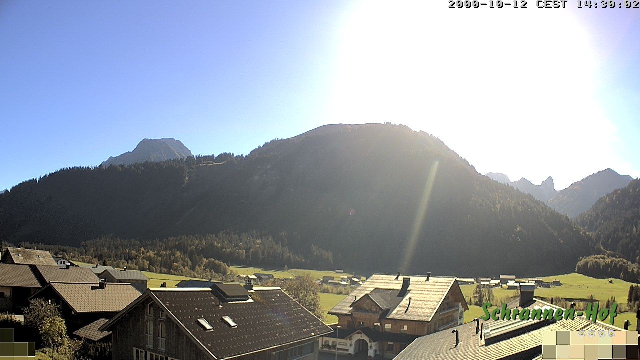 Archiv Foto Webcam Schrannen-Hof: Blick zum Zitterklapfen