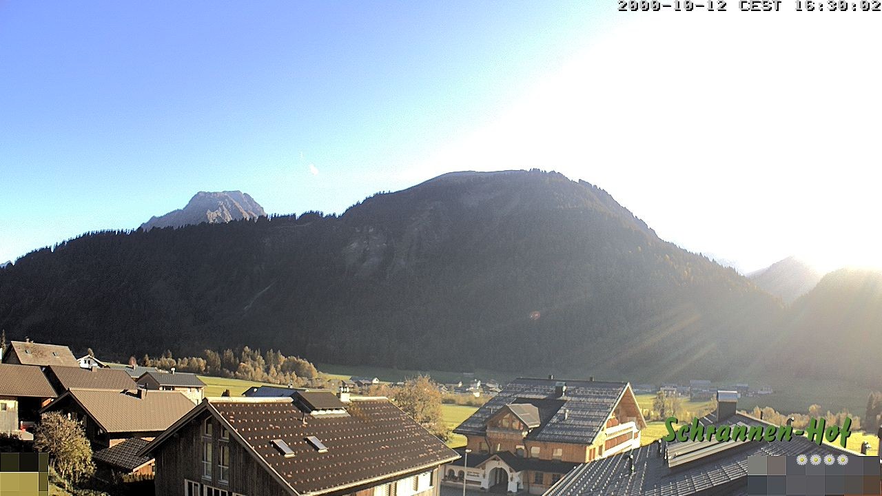 Archiv Foto Webcam Schrannen-Hof: Blick zum Zitterklapfen