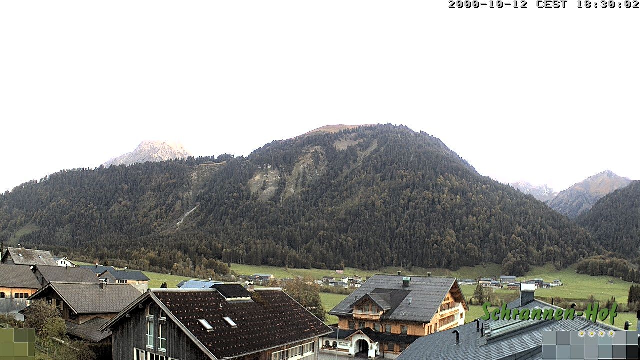 Archiv Foto Webcam Schrannen-Hof: Blick zum Zitterklapfen