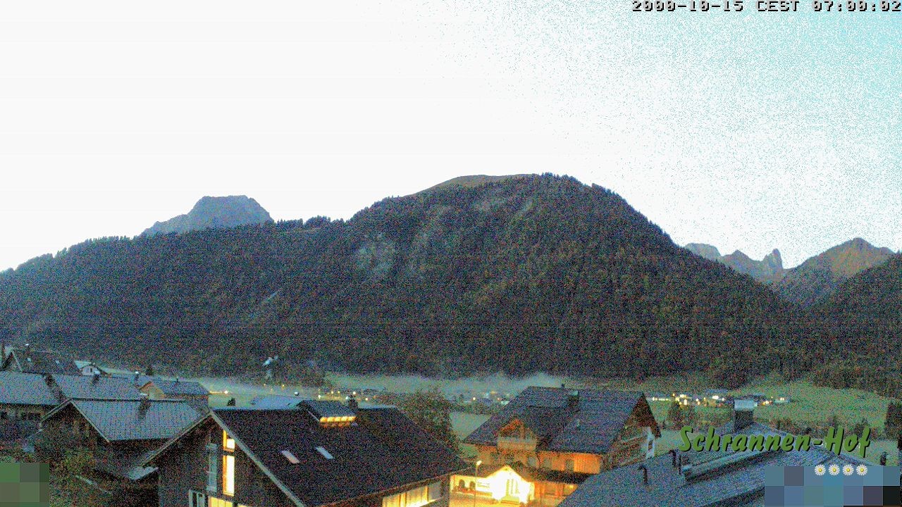 Archived image Webcam Schoppernau: Mt. Zitterklapfen