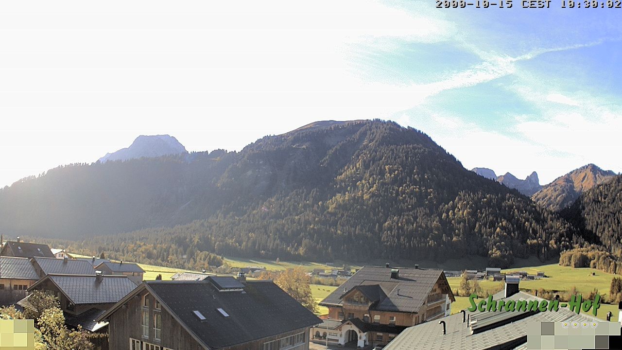Archiv Foto Webcam Schrannen-Hof: Blick zum Zitterklapfen