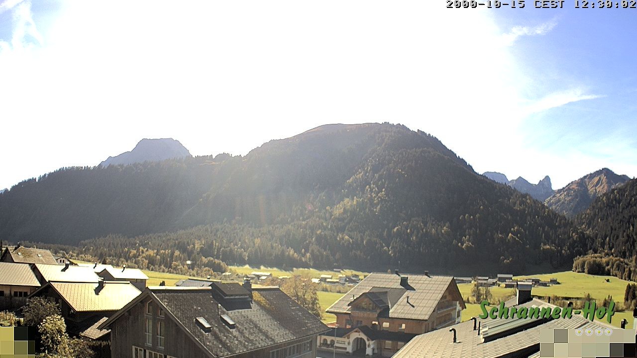 Archiv Foto Webcam Schrannen-Hof: Blick zum Zitterklapfen