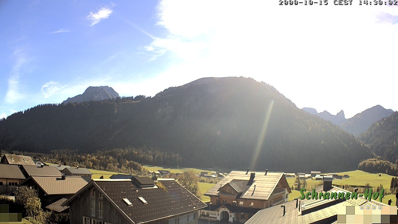 Archiv Foto Webcam Schrannen-Hof: Blick zum Zitterklapfen