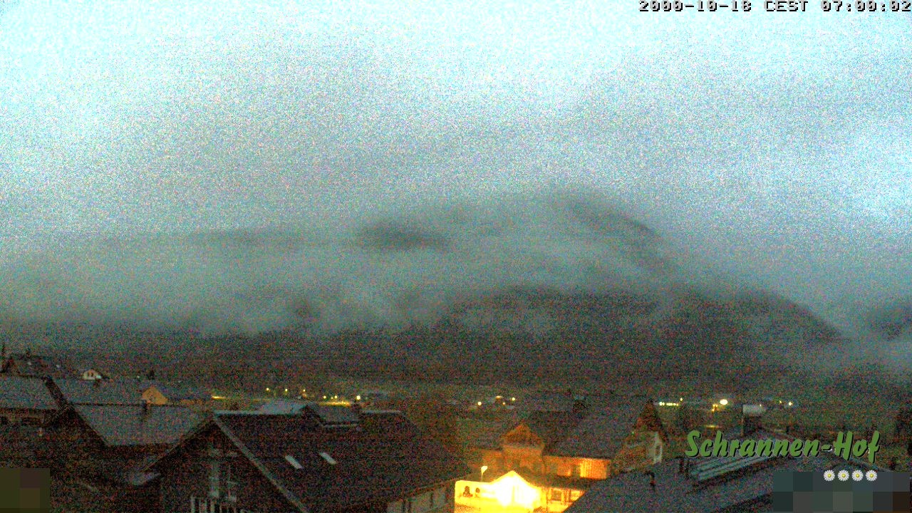 Archiv Foto Webcam Schrannen-Hof: Blick zum Zitterklapfen