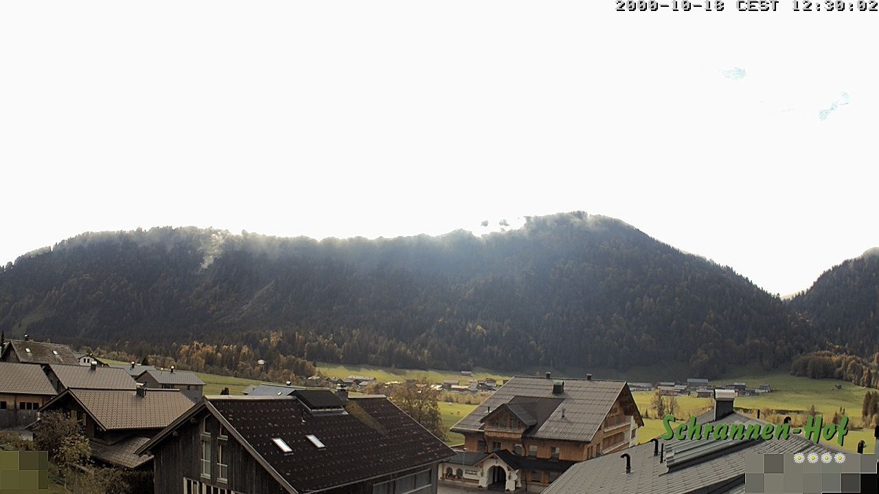 Archiv Foto Webcam Schrannen-Hof: Blick zum Zitterklapfen