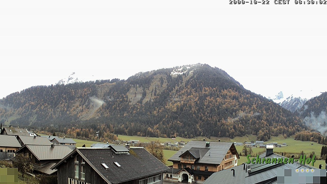 Archiv Foto Webcam Schrannen-Hof: Blick zum Zitterklapfen
