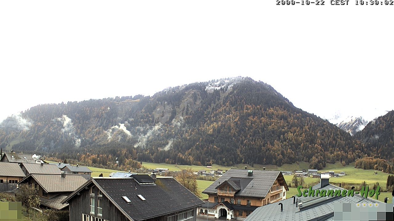 Archiv Foto Webcam Schrannen-Hof: Blick zum Zitterklapfen
