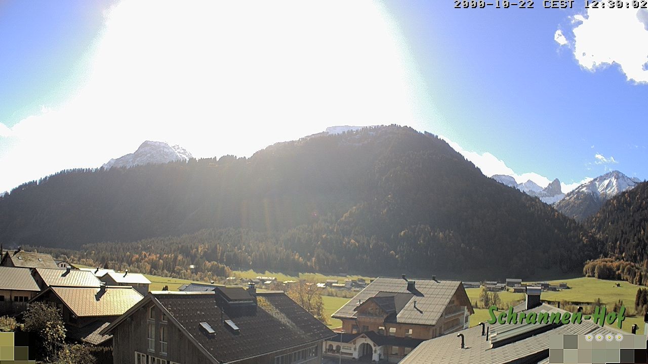 Archiv Foto Webcam Schrannen-Hof: Blick zum Zitterklapfen