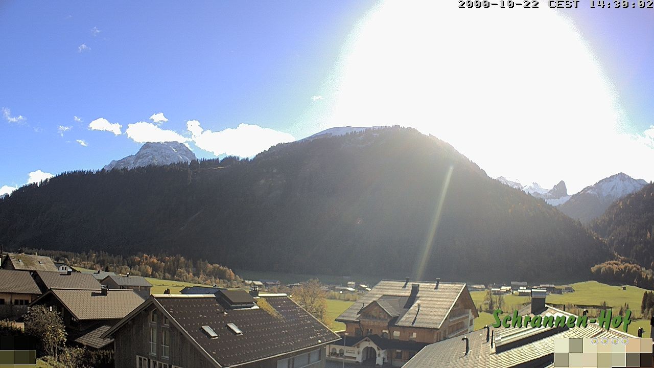 Archiv Foto Webcam Schrannen-Hof: Blick zum Zitterklapfen
