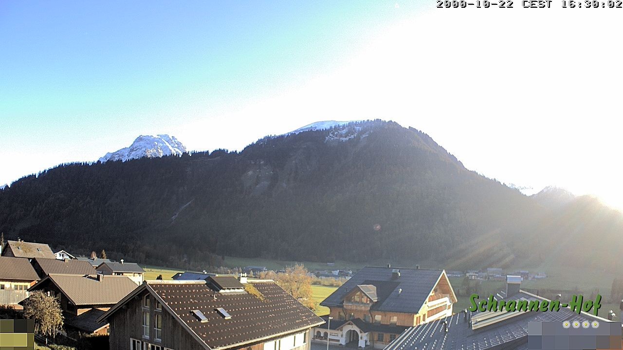 Archiv Foto Webcam Schrannen-Hof: Blick zum Zitterklapfen