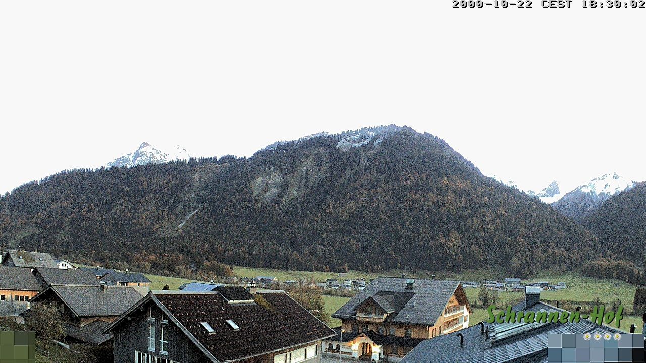 Archiv Foto Webcam Schrannen-Hof: Blick zum Zitterklapfen
