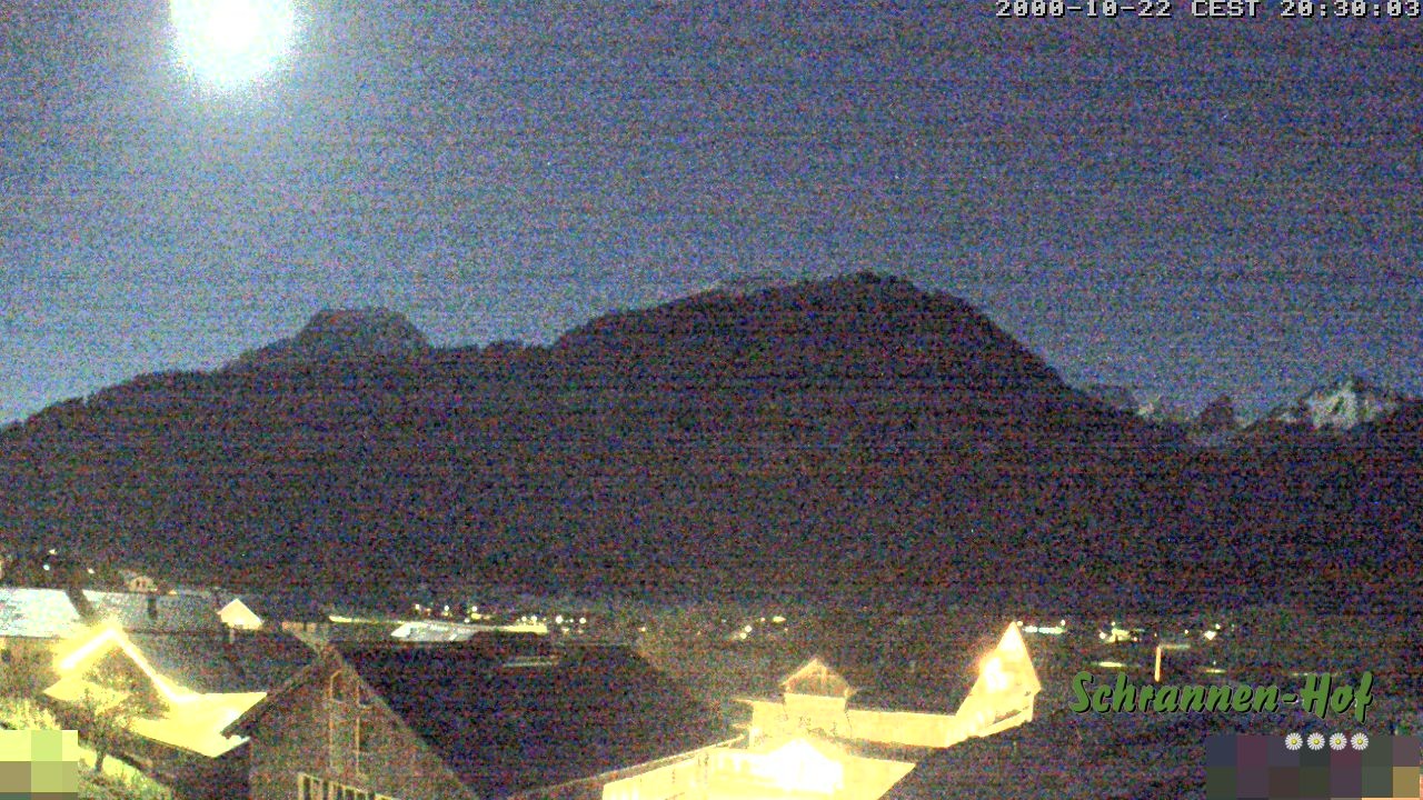 Archiv Foto Webcam Schrannen-Hof: Blick zum Zitterklapfen