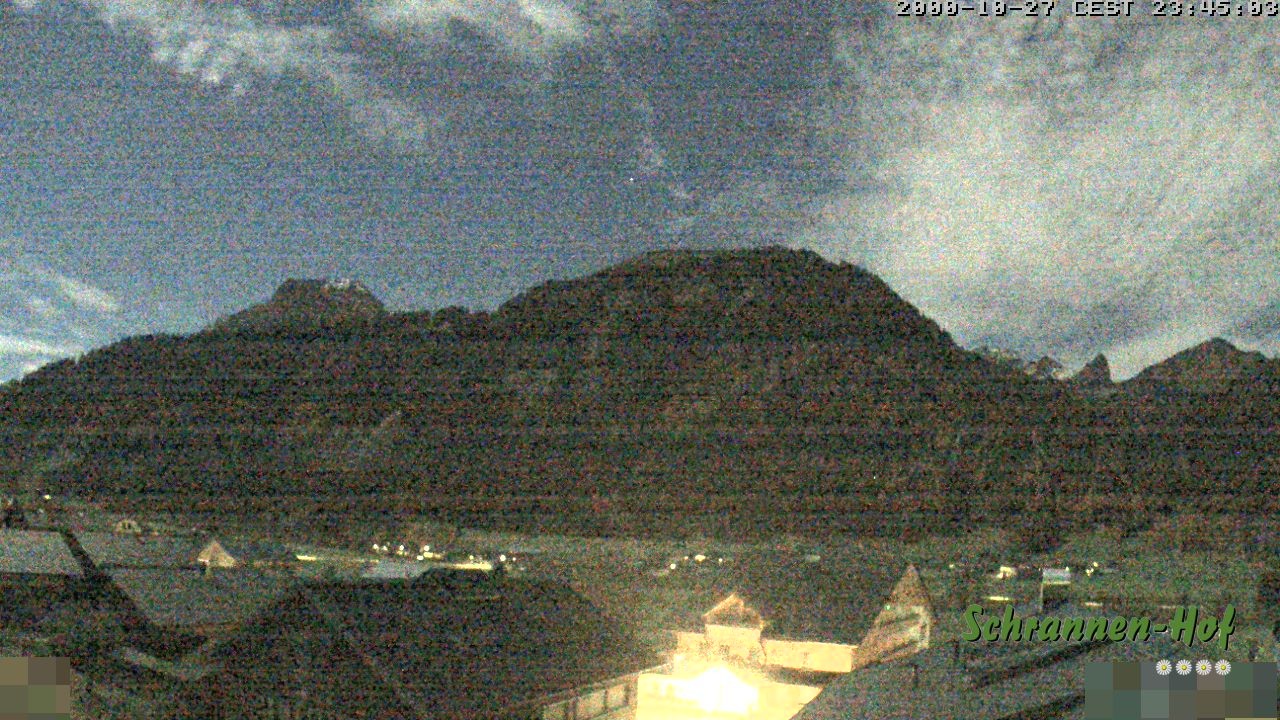 Archiv Foto Webcam Schrannen-Hof: Blick zum Zitterklapfen