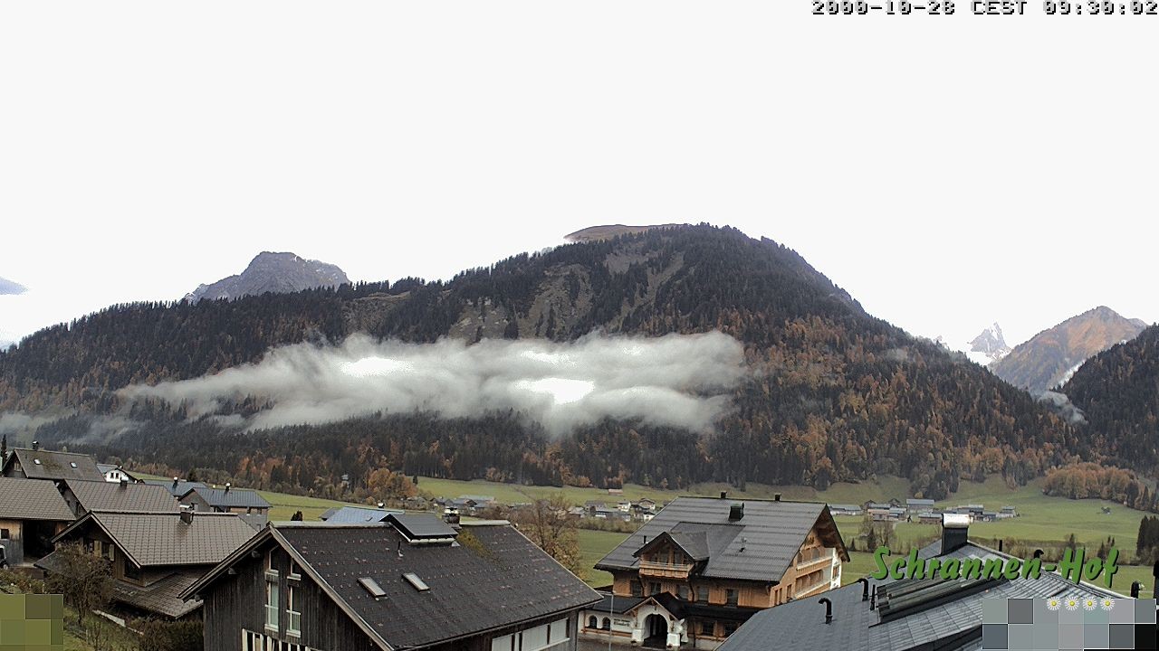 Archiv Foto Webcam Schrannen-Hof: Blick zum Zitterklapfen