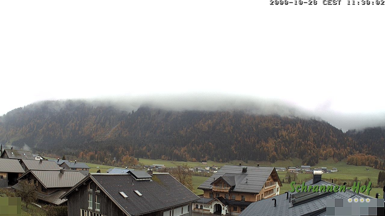 Archiv Foto Webcam Schrannen-Hof: Blick zum Zitterklapfen