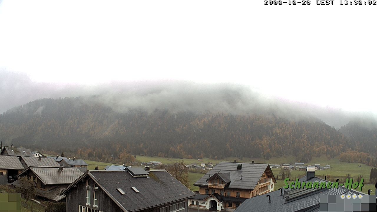 Archiv Foto Webcam Schrannen-Hof: Blick zum Zitterklapfen