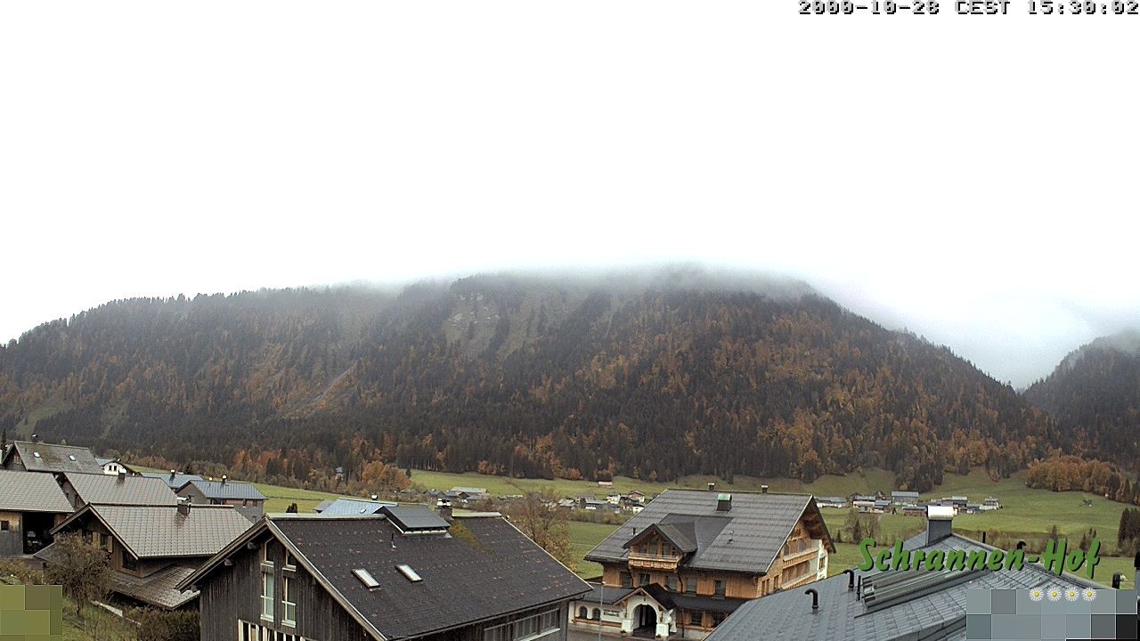 Archiv Foto Webcam Schrannen-Hof: Blick zum Zitterklapfen