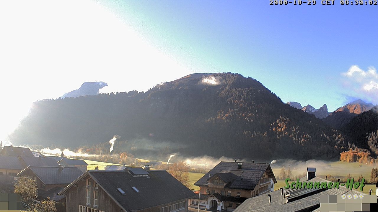 Archiv Foto Webcam Schrannen-Hof: Blick zum Zitterklapfen