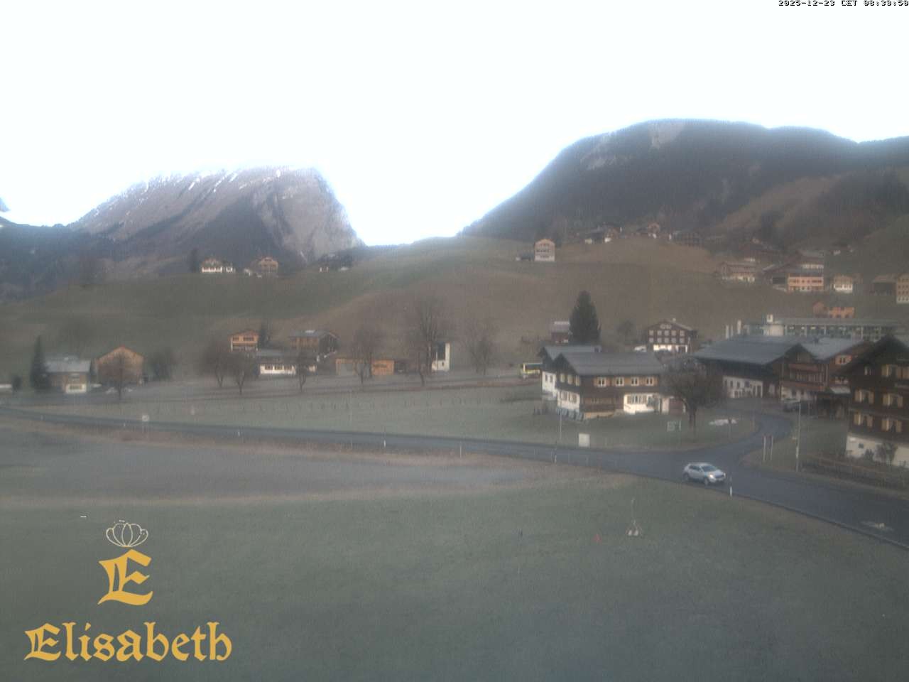 Archiv Foto Webcam Schoppernau: Ausblick Hotel Elisabeth