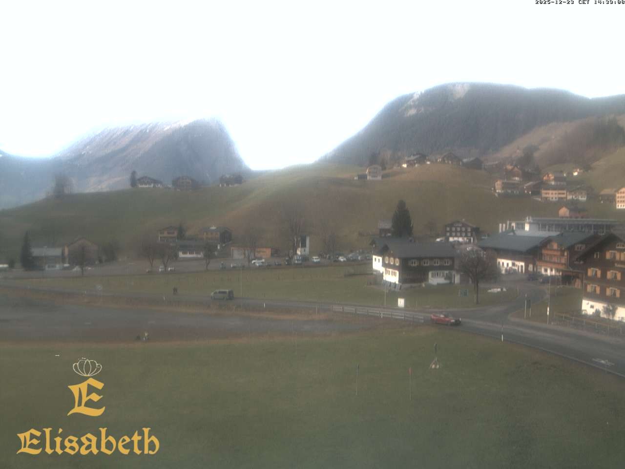 Archiv Foto Webcam Schoppernau: Ausblick Hotel Elisabeth