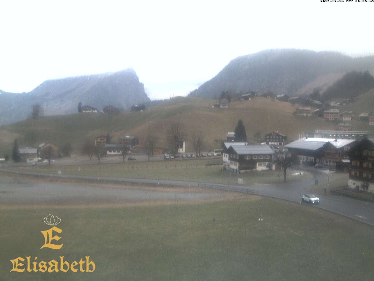 Archiv Foto Webcam Schoppernau: Ausblick Hotel Elisabeth