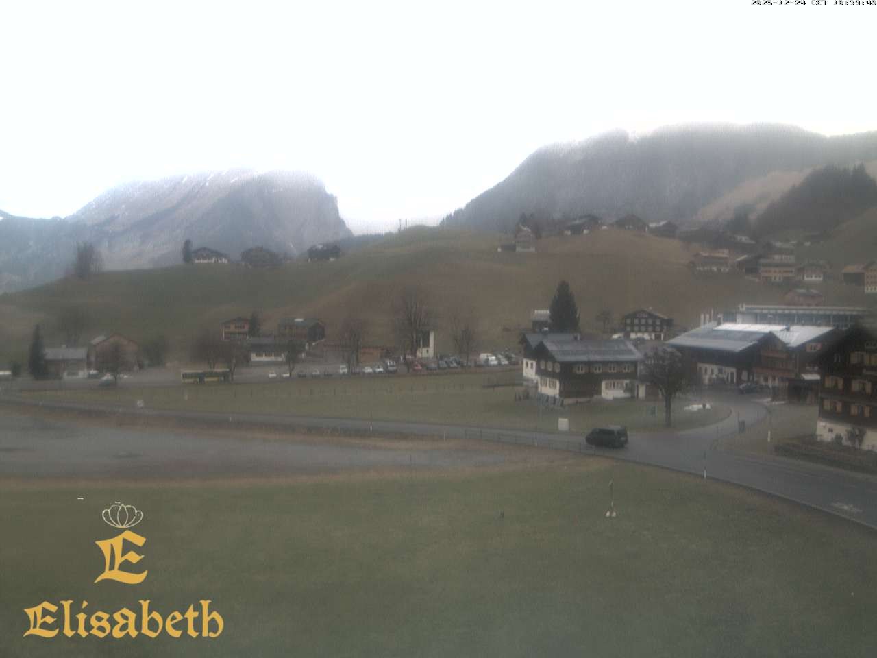 Archiv Foto Webcam Schoppernau: Ausblick Hotel Elisabeth