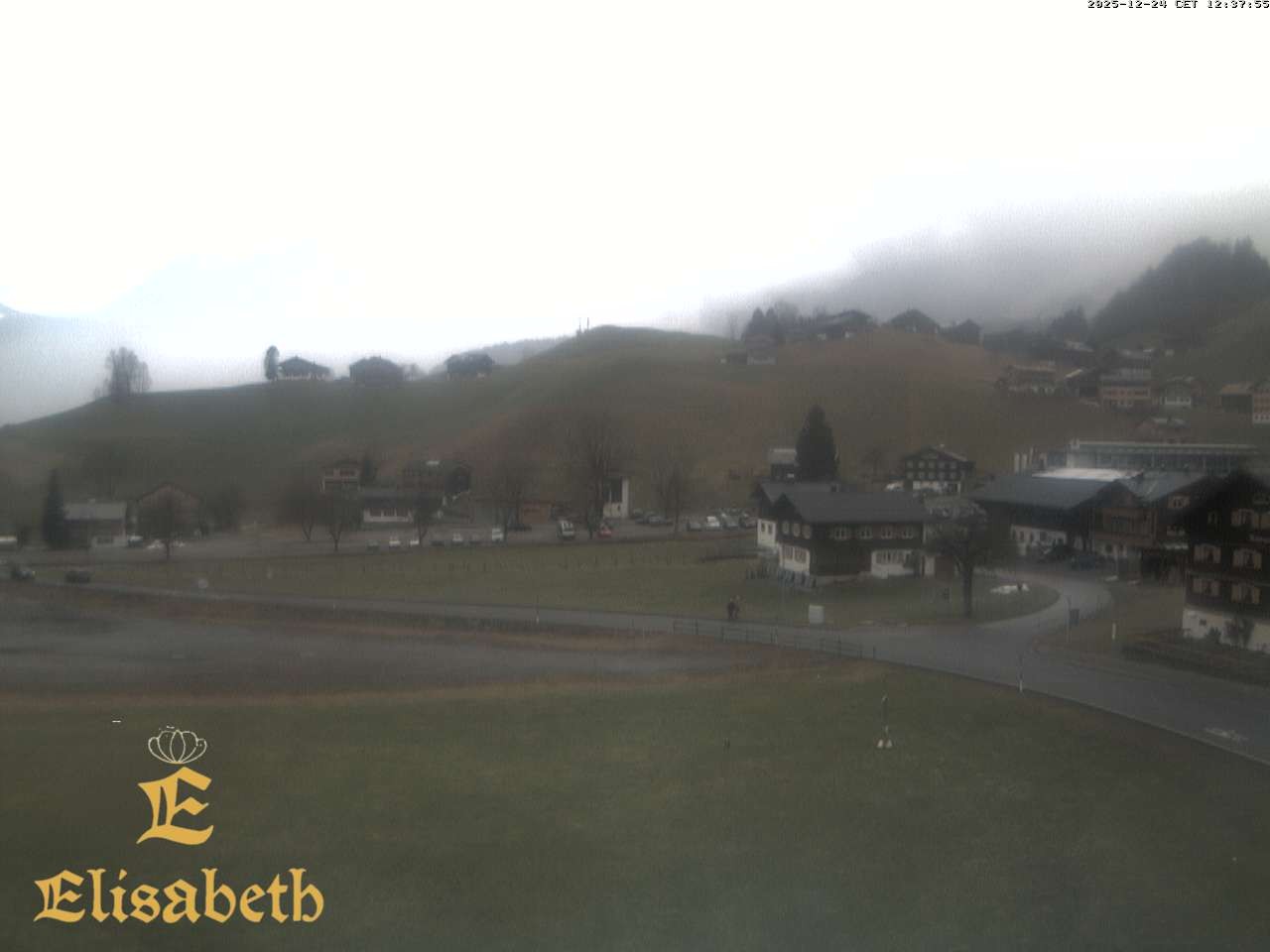 Archiv Foto Webcam Schoppernau: Ausblick Hotel Elisabeth