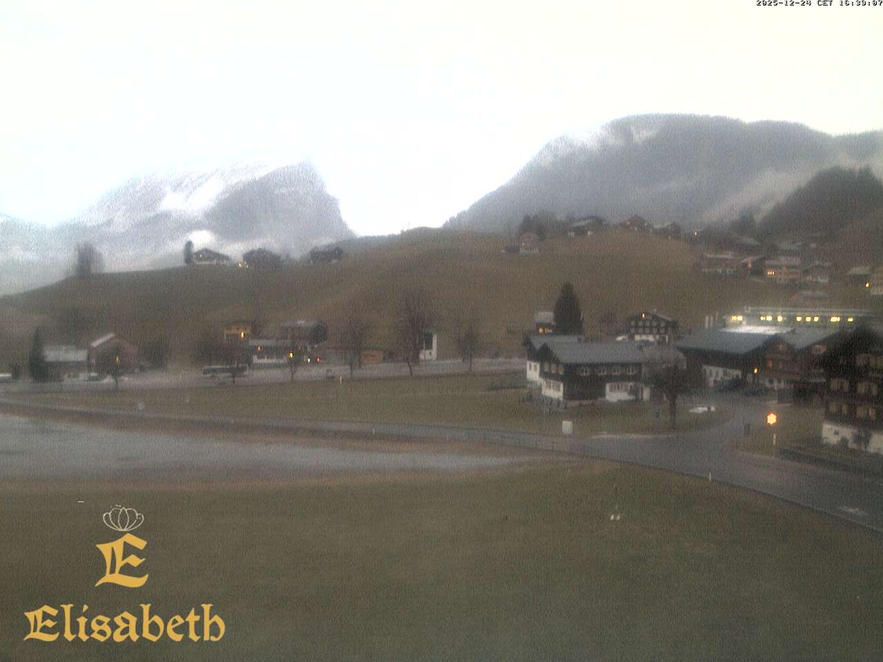 Archiv Foto Webcam Schoppernau: Ausblick Hotel Elisabeth